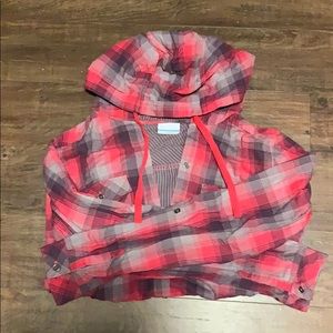 Columbia Button Up Camping Hoodie